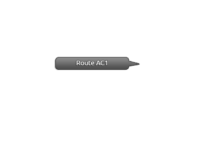 Map of the Accolanto Region, Route AC1 marked