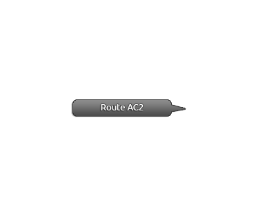 Map of the Accolanto Region, Route AC2 marked